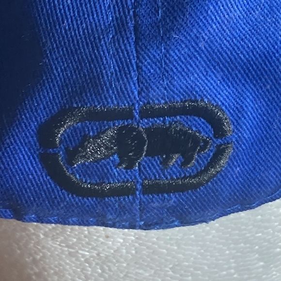 Ecko Unltd 72 Puff Paint Flat Brim Baseball Cap Hat Large Fitted - Picture 6 of 11